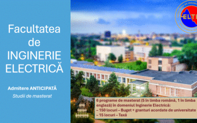 ADMITERE MASTERAT 2025 – Sesiunea I – 15.12.2024 – 9.05.2025